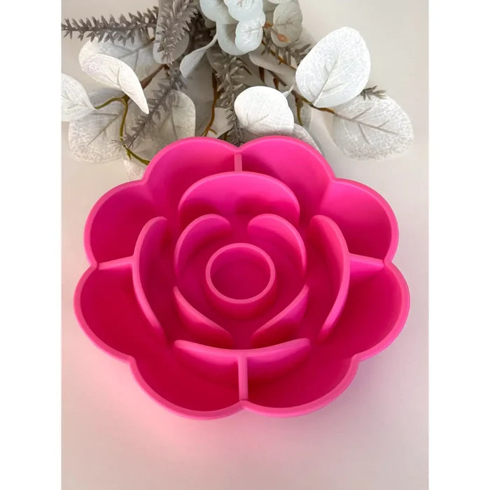 Rose Slow Feeder Dog Bowl & Lick Mat