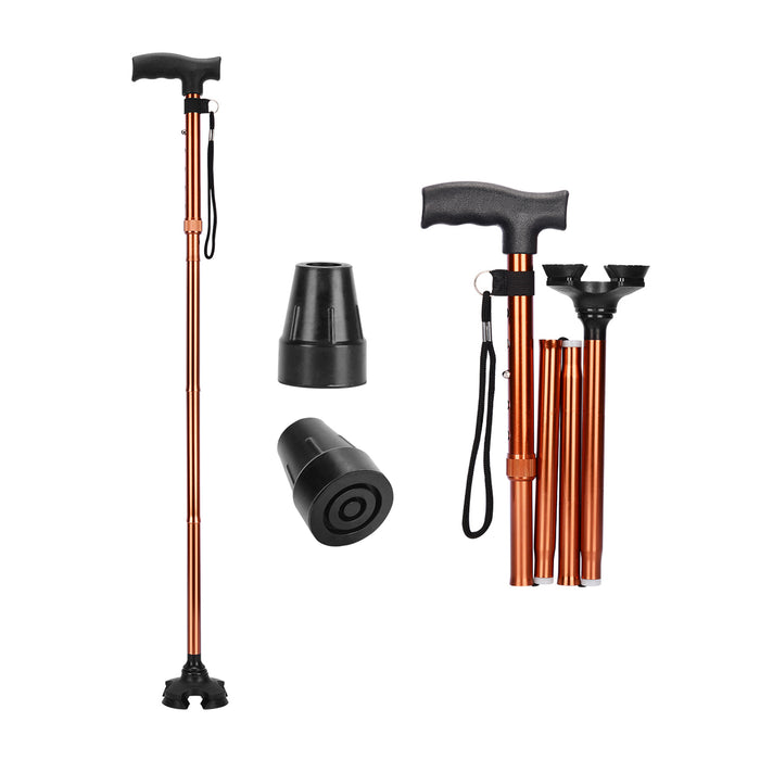 Save 40% - Cane Set: Folding Cane x 1, Cane Tips (3/4 ) x 1