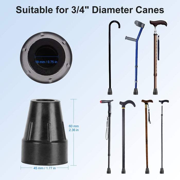 Save 40% - Cane Set: Folding Cane x 1, Cane Tips (3/4 ) x 1