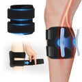 Sciatica Relief Knee Brace with Adjustable Compression Pads, Dual Strap Support for Leg, Hip and Lower Back Comfort
