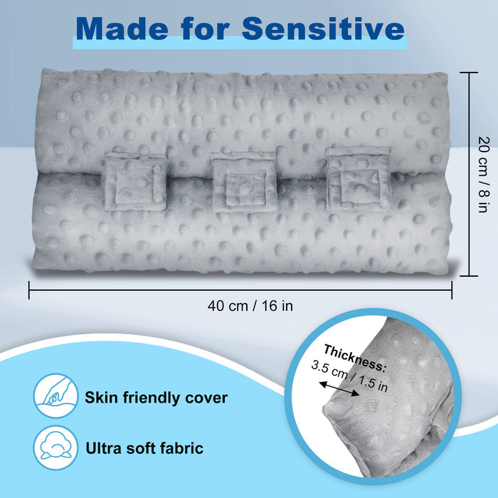 Seatbelt Pillow with Hot and Cold Pocket, Adjustable Comfort Cushion for Car Travel, Recovery Support and Seat Belt Pressure Relief