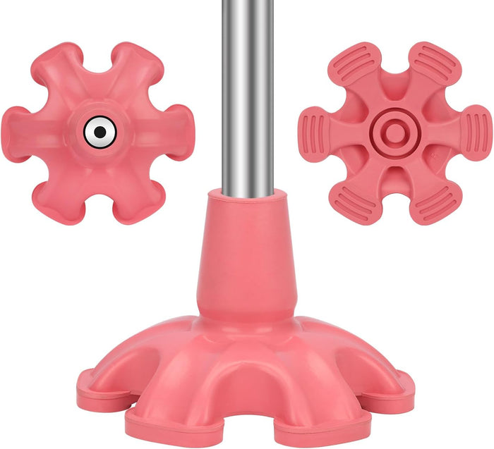 Self Standing Cane Tip 3/4 Inch 6-Prong Anti-Slip Rubber Replacement