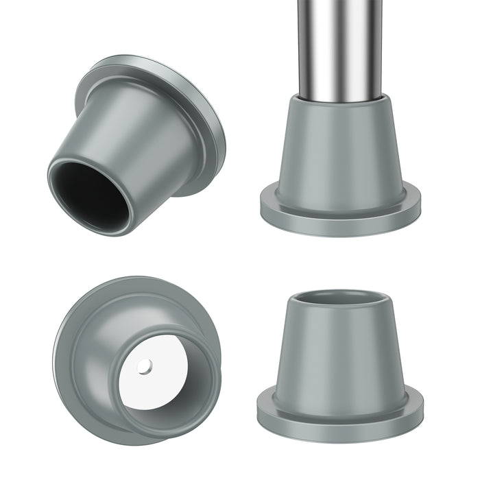 Shower Chair Replacement Feet 4 Pack Non Slip Rubber Tips for Bath Chairs 1-1/8 Inch