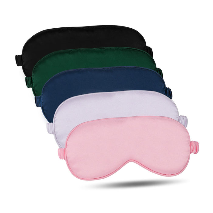 Silk Sleep Mask for Sleeping & Travel Blackout Eye Mask 5-Pack