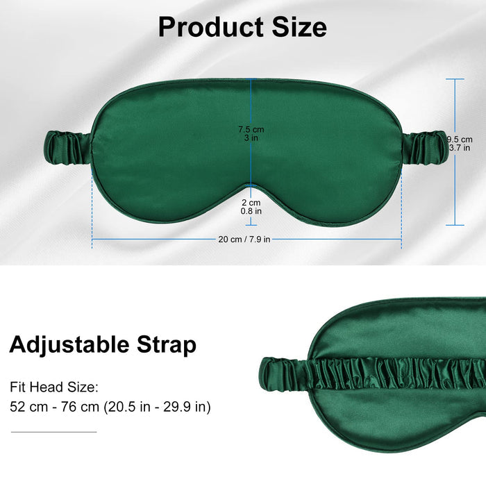 Silk Sleep Mask for Sleeping & Travel Blackout Eye Mask 5-Pack