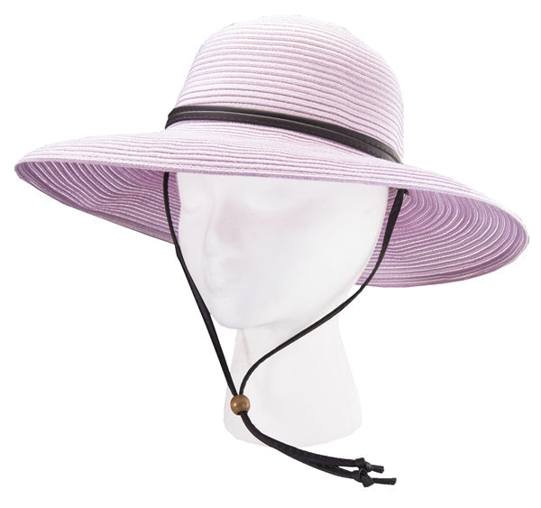 Sloggers Women's Braided Sun Hat Earth Lavender UPF 50+