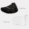 Smoked Visor + Pinlock Lens Combo