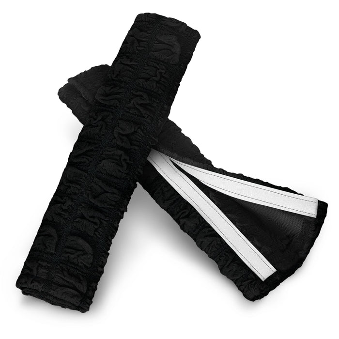 Soft Puff Seat Belt Shoulder Cover 2-Pack, Lightweight Neck and Shoulder Relief Pad for Car Seat Belts, Backpacks and Travel Bags