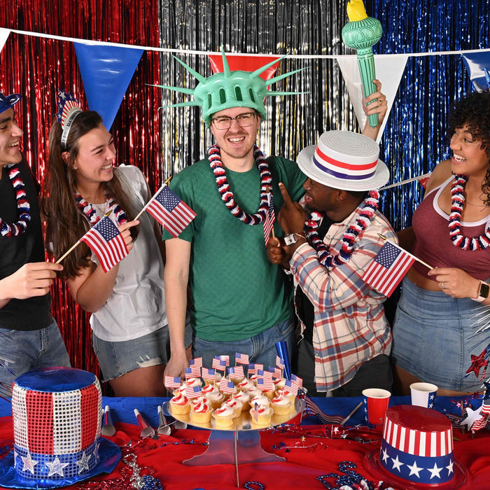 Spirit of America Hat and Novelty Party Pack For 10 People