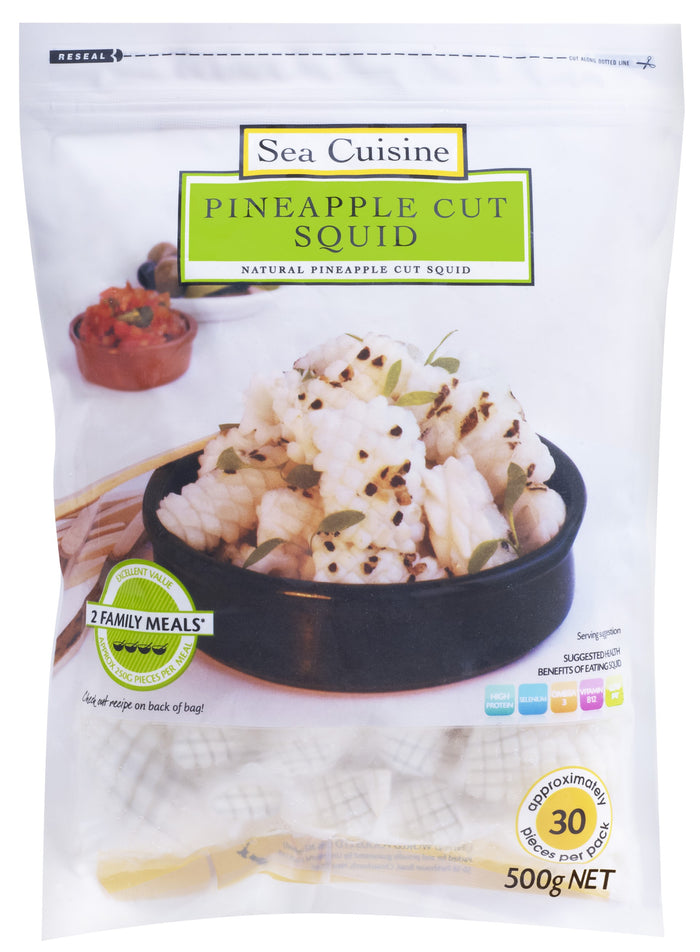 Squid Meat Pineapple Cut 500g