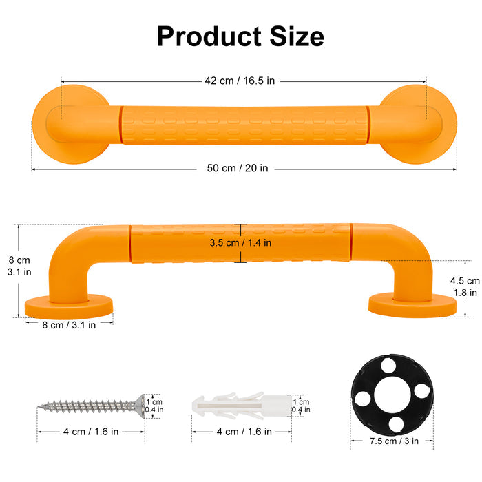 Stainless Steel Shower Grab Bar, Anti-Slip Safety Rail 12-32 Inch