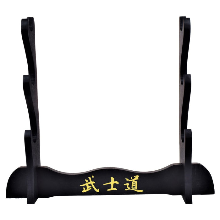 SUPPORT DE TABLE EN BOIS POUR 3 KATANAS