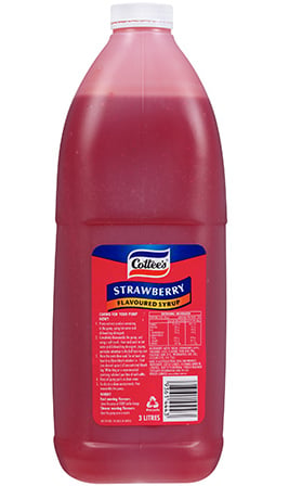 Syrup Strawberry Cottee's Topping 3L