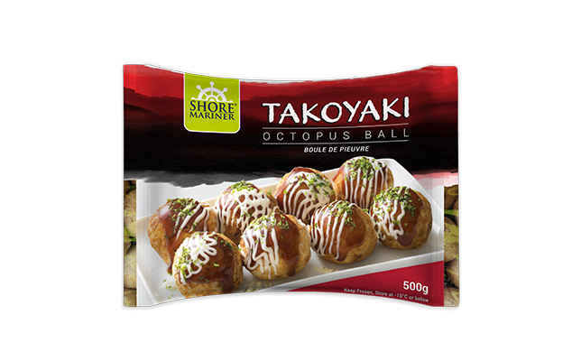 Takoyaki Octopus balls 500g, 25 pcs