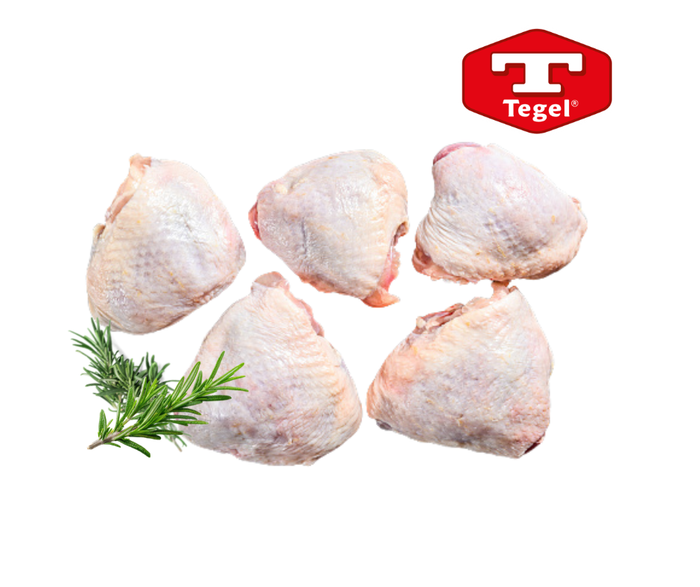 Tegel Free Flow Chicken Thighs skin on Bone in  13kg, Cage Free