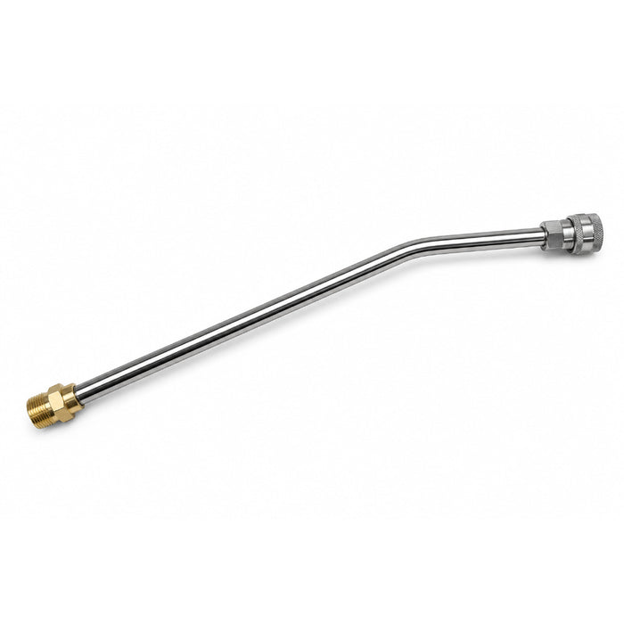 Telescopic pressure washer lance extension piece