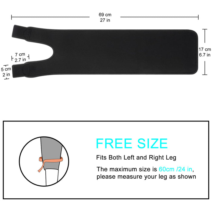 Thigh Brace Support for Groin & Quad Adjustable Compression Wrap