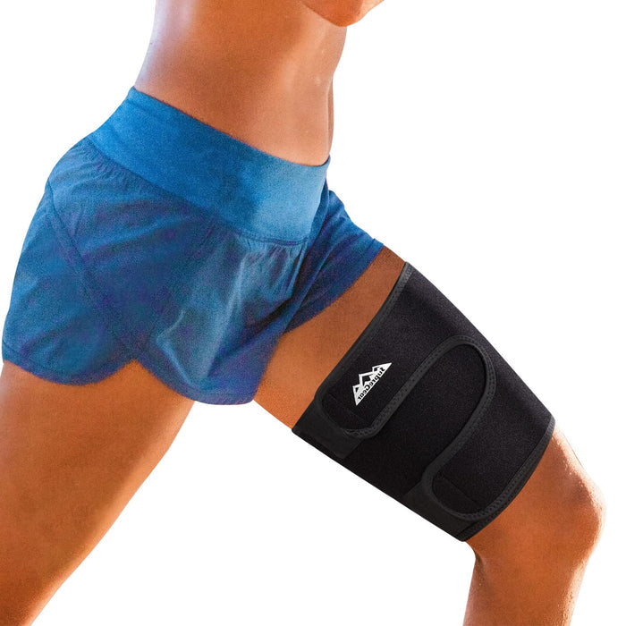 Thigh Brace Support for Groin & Quad Adjustable Compression Wrap