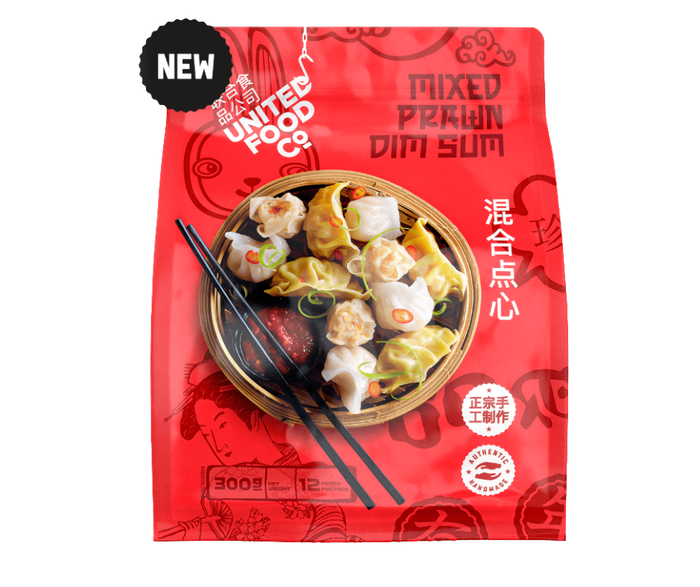 United Food Co Mixed Prawn Dim Sum 35gx12, 300g