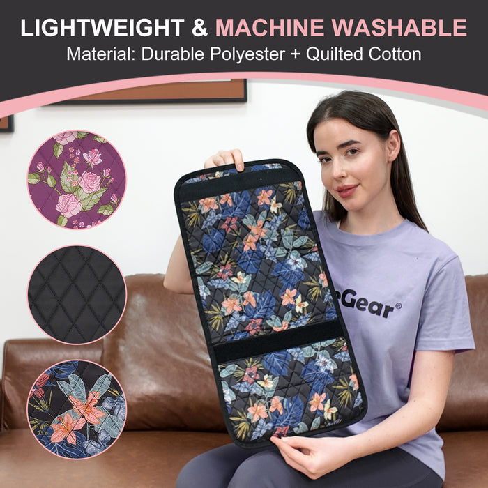 Universal Walker Bag Organizer with Multiple Pockets, Wheelchair Storage Bag for Seniors, Rollators and Mobility Aids
