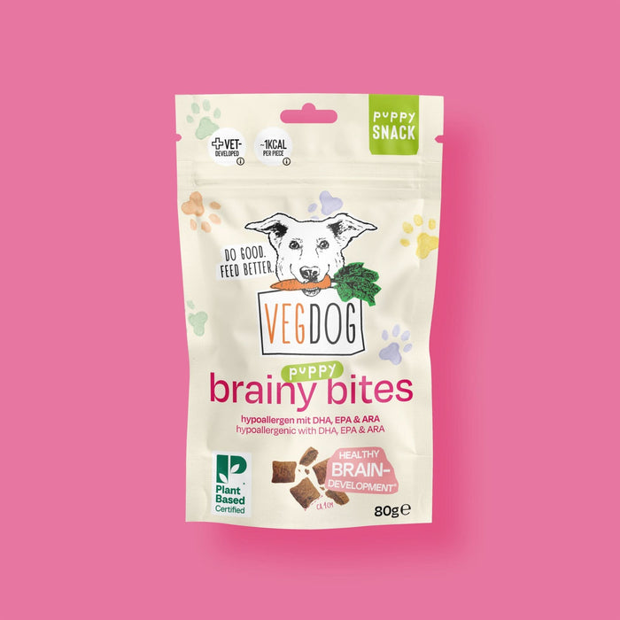 Vegdog Brainy Bites Puppy Dog Treats