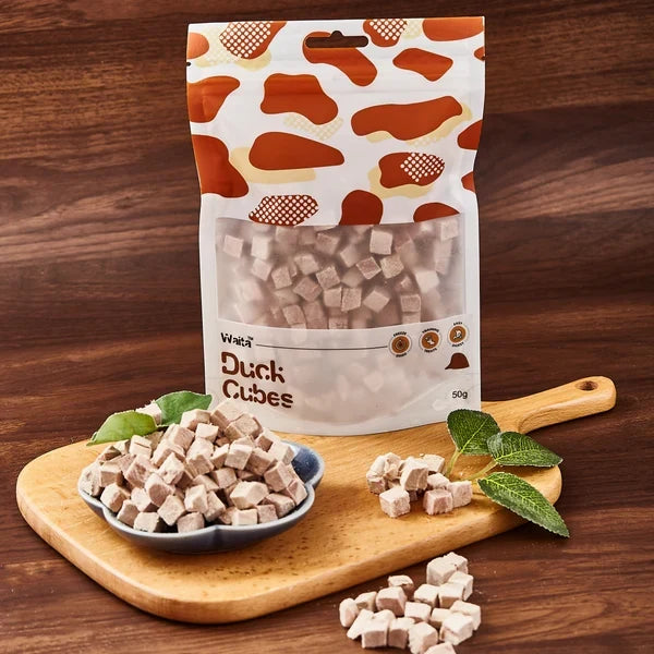 Waita Freeze Dried Duck Liver Cubes Dog Treats