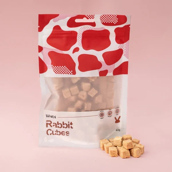 Waita Freeze Dried Rabbit Cubes Dog Treats