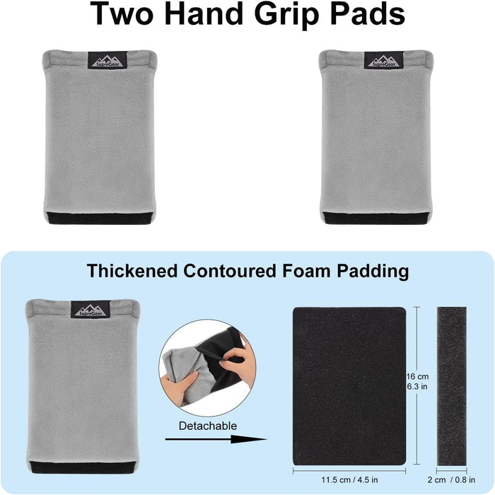 Walker Hand Grip Covers 2-Pack Padded Rollator Handle Grip Pads