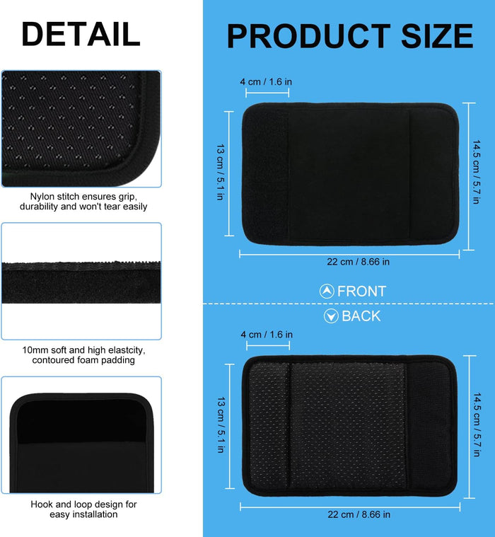 Walker Hand Grips Covers 2-Pack Cushioned Anti-Slip Handle Pads