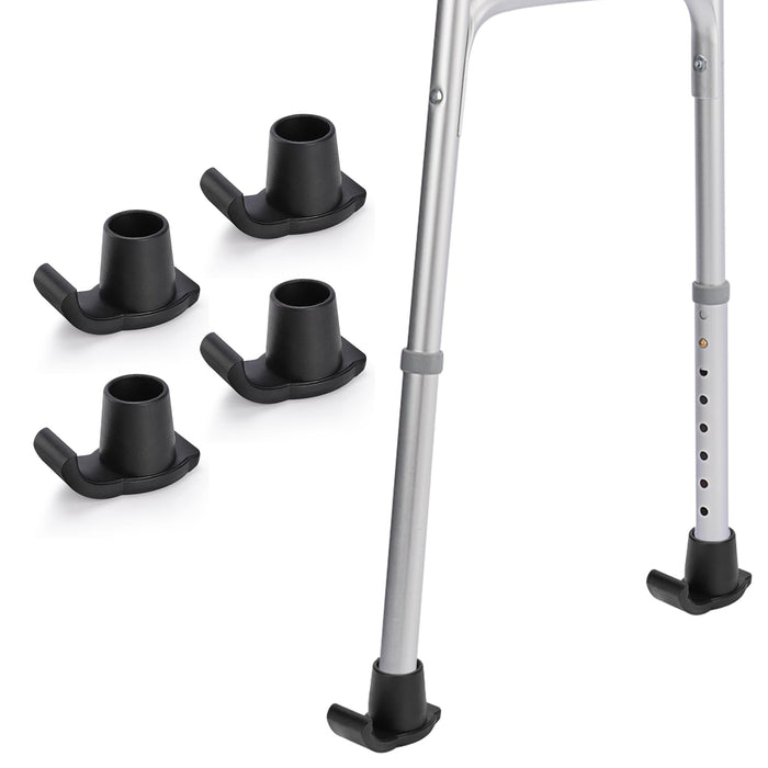 Walker Ski Glides 2-Pack Replacement Skis for Walker Legs 1-1/8 Inch
