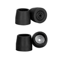 Walker Tips 4-Pack Anti-Slip Rubber Replacement Feet for 1-Inch Walkers