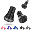 5/8 Cane Tips 2 Pack, Anti-Slip Rubber Replacement Feet for Walking Sticks with Reinforced Metal Washer
