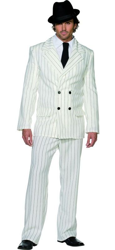 White Gangster Costume