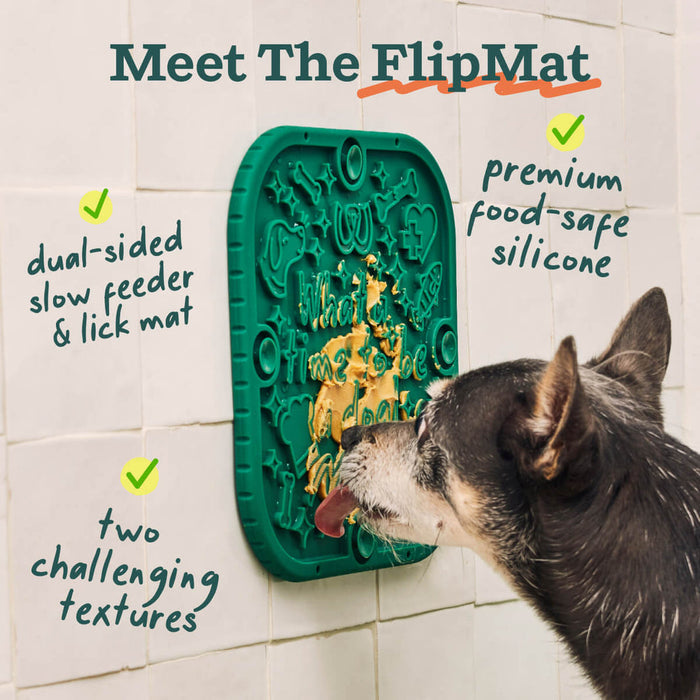Woof Flipmat Enrichment Dog Lick Mat