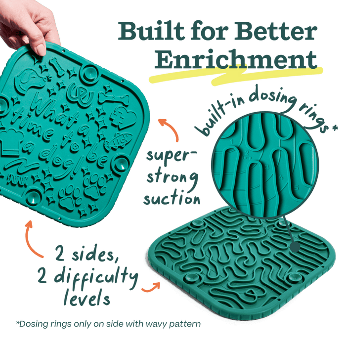 Woof Flipmat Enrichment Dog Lick Mat