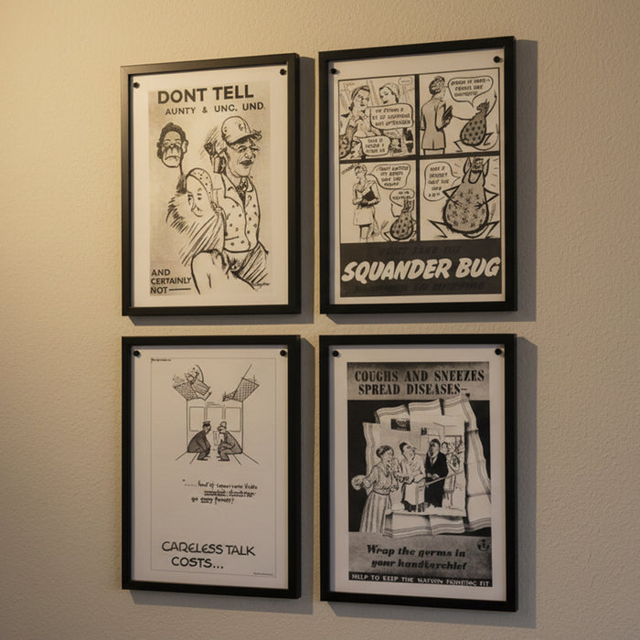 World War II Propaganda Posters - A3