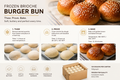 Yarrows, Frozen Brioche Burger Dough 120*100g