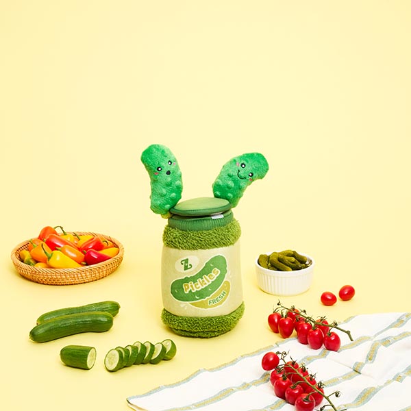 Zippy Paws Bungee Burrow – Pickle Jar Dog Toys