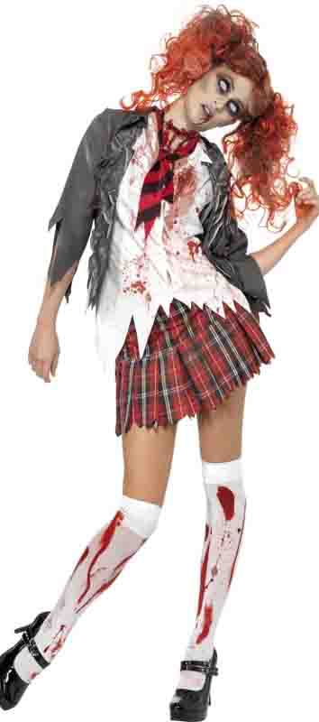 Zombie Schoolgirl Costume